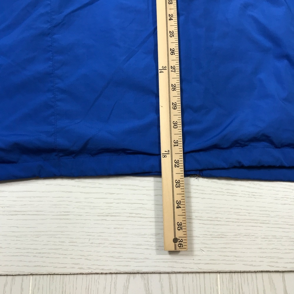 Nike Dri-Fit Windbreaker Jacket Men XXLT Blue Lined Full Zip Vented Zip Pockets - Picture 4 of 16